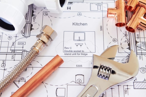 Kitchen Plumbing System Construction